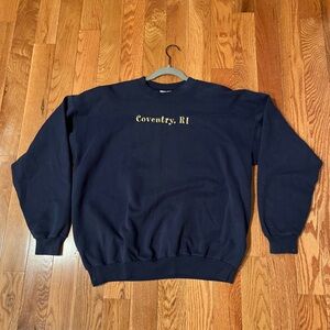 Navy blue Coventry Rhode Island crewneck